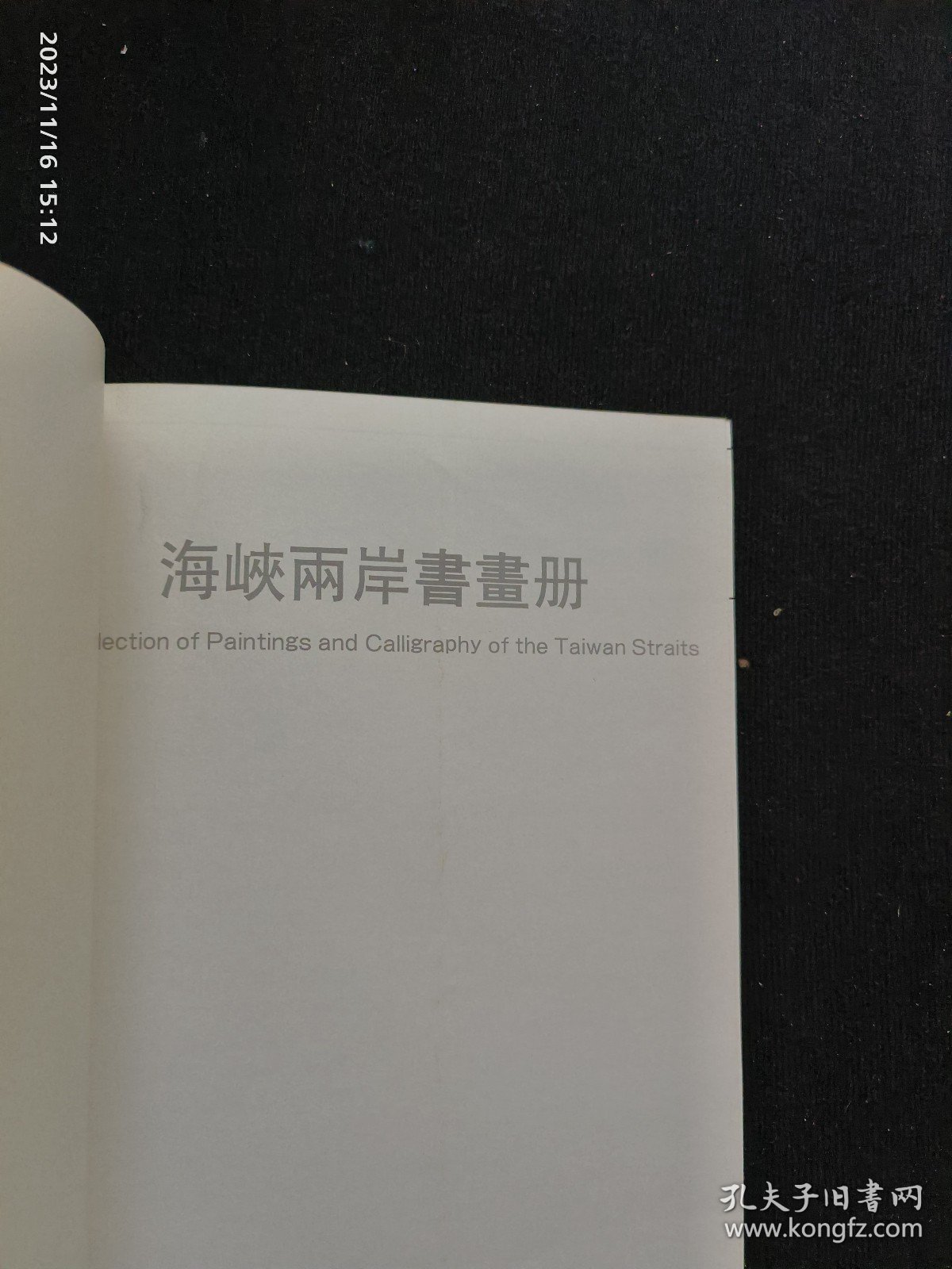 海峡两岸书画册