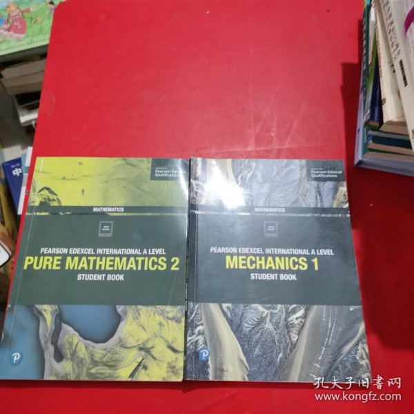 培生爱德思PEARSON EDEXCEL INTERNATIONAL A LEVEL STATISTICS1+PURE MATHEMATICS 2 STUDENT BOOK 数学学生两本合售【内有笔记 不多】