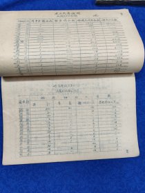 内政统计月报（1948年4-6月合刊）油印本