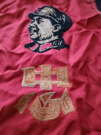 毛主席绣像，纯手工绣