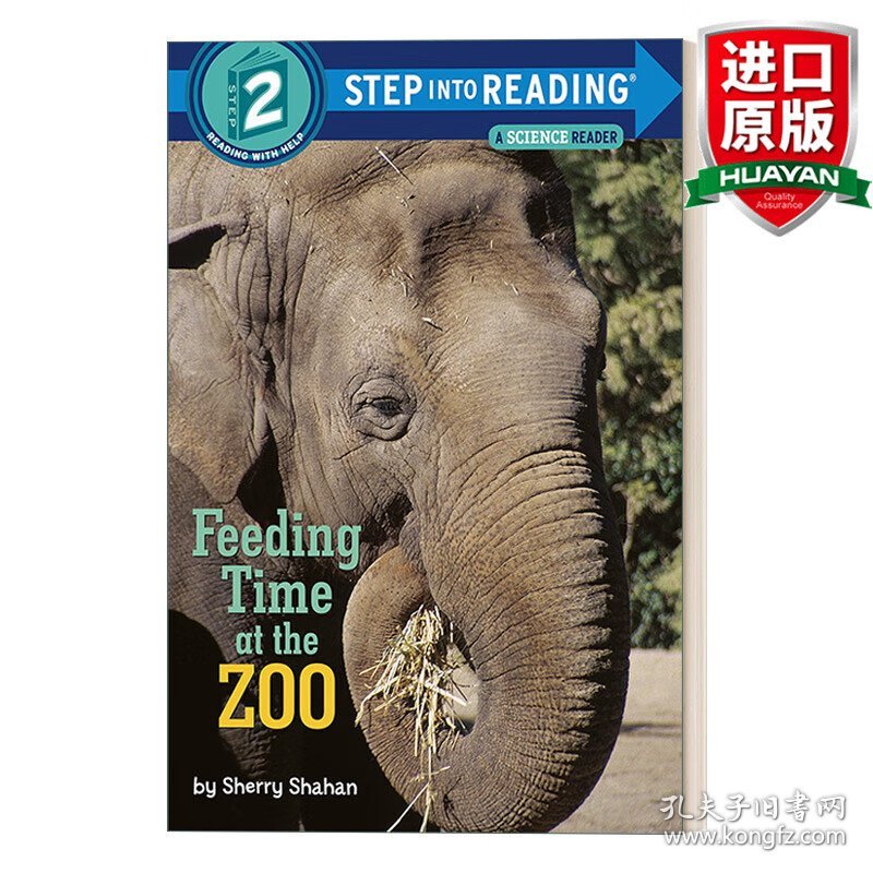 英文原版 Step into Reading 2 - Feeding Time at the Zoo 动物园喂食时光 英文版 进口英语原版书籍