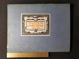 【版画册】蚀刻大师系列Modern Masters of Etching, No.21——Malcolm Osborne.