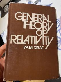 现货  英文原版 General Theory of Relativity  广义相对论  P. A.M. Dirac (狄拉克)