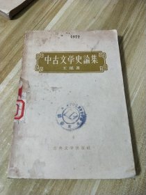 中古文学史论集 王瑶著 古典文学出版社