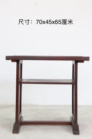 茶桌，民国时期，柚木材质，原漆皮原皮克，保存完整，牢固无松的，入手即用，尺寸如图