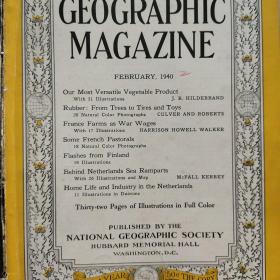 national geographic美国国家地理（1940年   1—12   期16开精装合订本）（八一电影制片厂藏书，外文原版，实物拍图，内带  芬兰美景  1940年香港悖论 瑞典乡村  等 相关内容，外品详见图，古旧图书买前详询，售后不退）