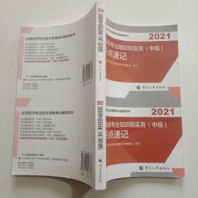 2021新版中级经济师教辅知识点速记 财政税收专业知识和实务（中级）中国人事出版社