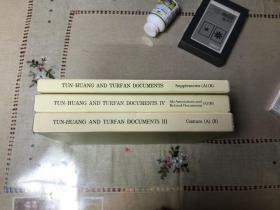 Tun-Huang and Turfan Documents　　3卷六册具体请看图 敦煌和吐鲁番文书