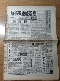 仙桃农业经济报 试刊号 1998年12月28日 中共十五届三中全会举行