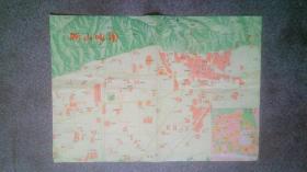 旧地图-骊山地图(1986年1月1版2月1印)8开8品