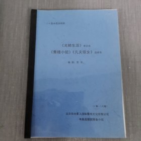 剧本 《光鲜生活》暂定名