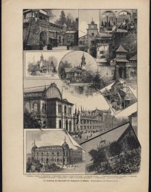 1890年德国木刻版画展会建筑