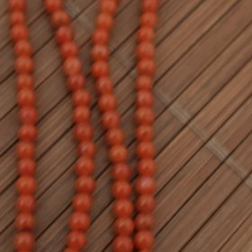 精品南红玛瑙米珠项链一条喜欢的来放漏出