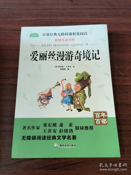 爱丽丝漫游奇境记小学教辅指定版附带考点题型训练阅读课外读物世界经典文学名著