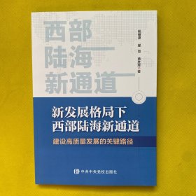 新发展格局下西部陆海新通道