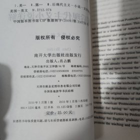 美国后现代主义小说详解（英文版）