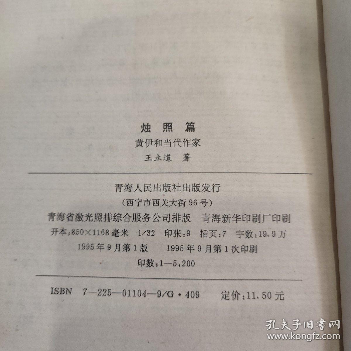 烛照篇:黄伊和当代作家