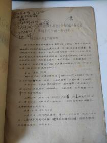 从新立城水库出土的器物看长春地区原始文化中的一些问题1979年油墨印刷未定稿版