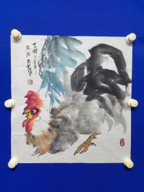 萧玉芝，字欲笑，号青山玉人，祖籍河北，1945年出身于北京。先后进修于北京师范大学美术系，民族学院艺术系和中国科学院心理大学教育系。现任徐悲鸿馆艺术顾问、徐悲鸿书画研究院名誉院长，中国书画家联谊会理事等职。萧玉芝 国画 一幅（ 代表作品 ）尺寸53——————50厘米