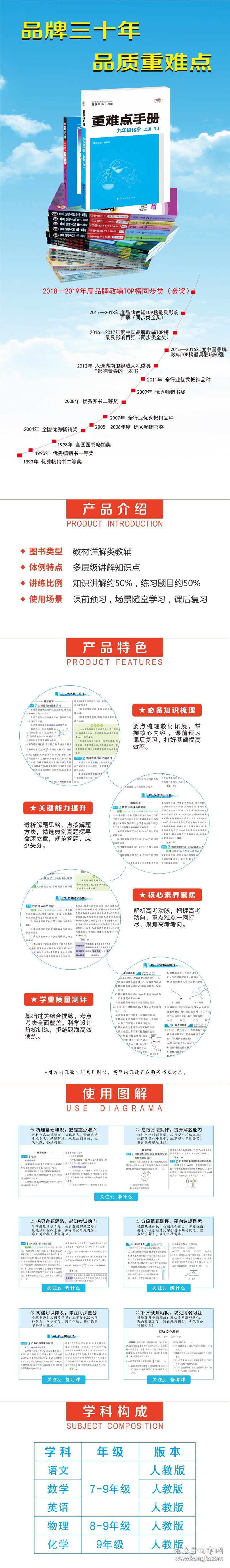 重难点手册九年级化学选择性必修第一册RJA