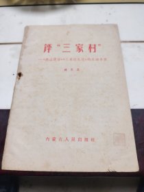 评“三家村”