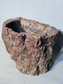 古玩旧藏清代木雕书画缸