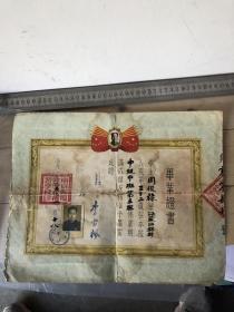 交通部南京交通学校证书