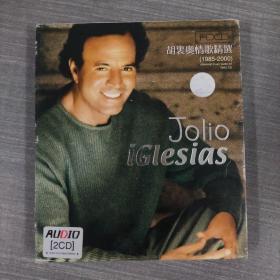 91光盘CD:  Jolio iGlesias 胡裹奥情歌精选     2张光盘盒装