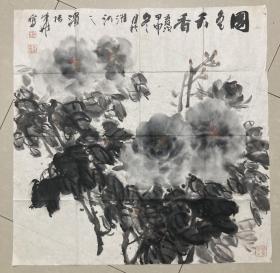 张华 国画 软片 68×68厘米