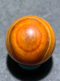 精美双天眼高玉化缠丝玛瑙2.0圆珠一颗