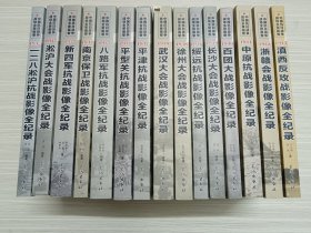 中国抗日战争战场全景画卷 15本合售