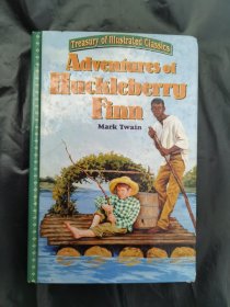 Treasury of Illustrated Classics Adventures of Huckleberry Finn马克·吐温《哈克贝利·弗恩历险记》