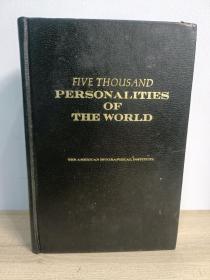 Five Thousand Personalities of the World（世界五千名人录）