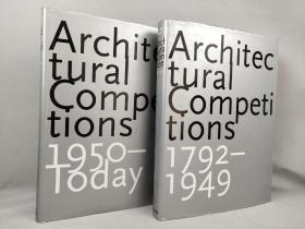 【影像书屋】少见，《Architectural Competitions》1792-Today. 画册2本，32＊24.5厘米