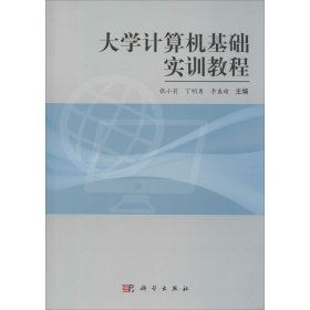 正版 大学计算机基础实训教程 张小莉,丁明勇,李盛瑜 编 科学出版社