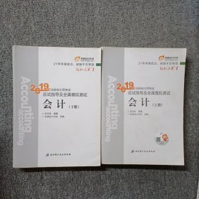 注册会计师2019教材 东奥CPA 2019年轻松过关一《2019年注册会计师考试应试指导及全真模拟测试》会计（套装上下册）