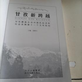 甘孜新跨越:甘孜藏族自治州国民经济和社会发展第十一个五年规划