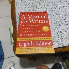 A Manual for Writers of Research Papers, Theses, and Dissertations, Eighth Edition：Chicago Style for Students and Researchers