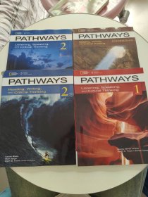PATHWAYS 1、2： Reading+Listening（四册合售，2上角有磨损！）