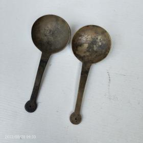 清代民国铜瓢铸造铜饭瓢铜勺汤勺烹饪锅铲