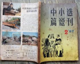 《中篇小说选刊》1987年第2期（ 王星泉《白马》霍达《红尘》三毛《哭泣的骆驼》等 7部中篇）