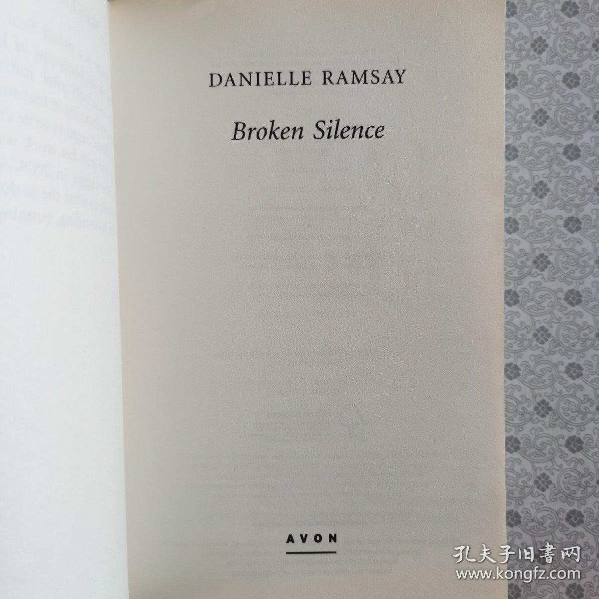 32开英文原版 Broken Silence