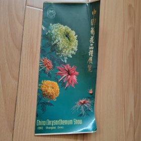 中国菊花品种展览 菊花品种彩照、王个簃、唐云、程十发等菊花画