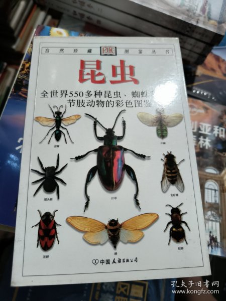 昆虫：全世界550多种昆虫、蜘蛛和陆生节肢动物的彩色图鉴