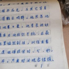 三岔巷 手稿复印