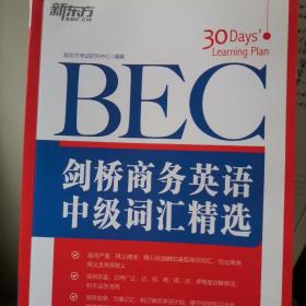 剑桥商务英语（BEC）中级词汇精选：新东方大愚英语学习丛书