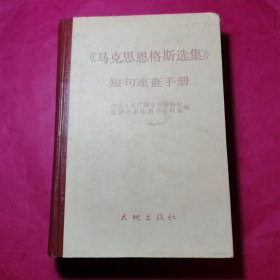 马克思恩格斯选集短句速查手册