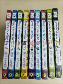 Diary of a Wimpy Kid：小屁孩日记1、2、3、4、5、6、7、8、10英文原版漫画绘本。【共九册合售】