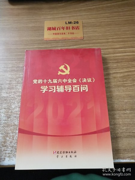 党的十九届六中全会《决议》学习辅导百问