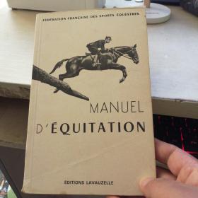 MANUEL D EQUITATION
